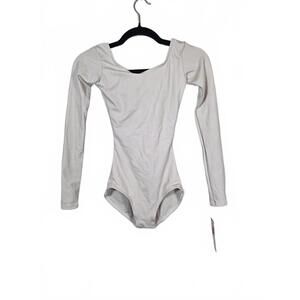 Capezio Women's Long Sleeve Leotard,Nude,X-Small